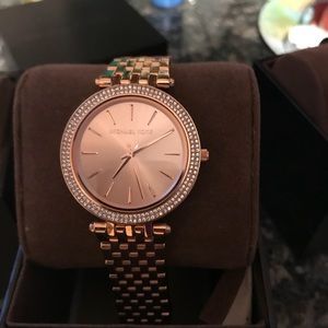 Women’s rose gold Michael kors watch